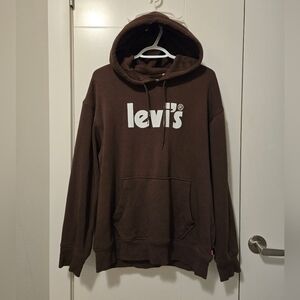 Levi's Chocolate Brown Hoodie for Men